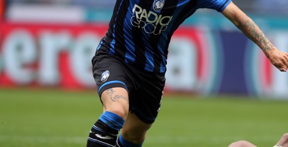 Stadio Olimpico Roma Italy. Serie A. Papu Gomez E Bastos In Azione Durante La Gara Di Serie A Tra SS LAZIO VS ATALANTA Allo Stadio Olimpico Di Roma.