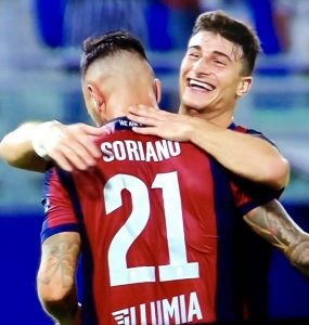 Soriano E Orsolini In Bologna Spal