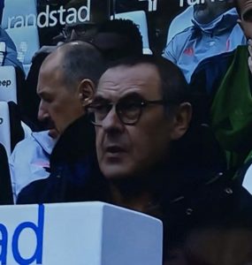 Sarri in Juventus-Brescia 2019-20