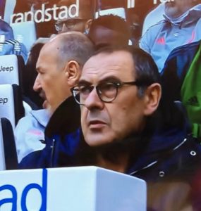 Sarri in Juventus-Brescia 2019-20