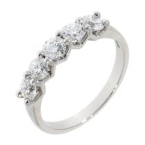 Platinum 1 00Ct V Collett