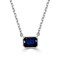 Sapphir Pendant 1 00Ct Approx White Edited