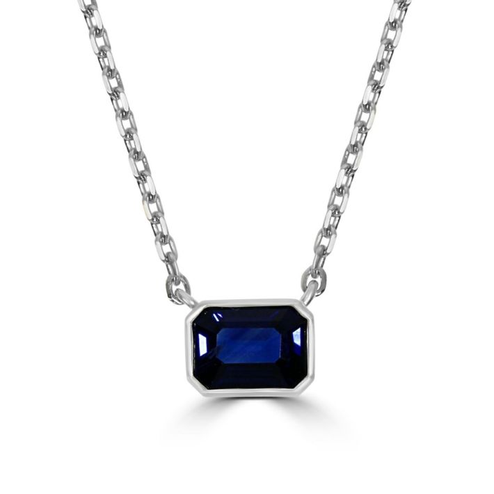 Sapphir Pendant 1 00Ct Approx White Edited