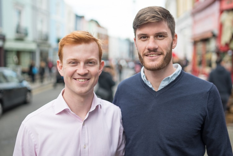 Switchd co-founders Thomas Rogers and Llewellyn Kinch