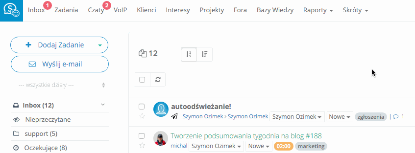 Dodawanie załączników do formularzy
