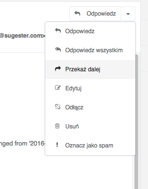 Odpowiadanie na czacie