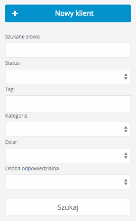 Wyszukiwanie klientów za pomocą tagów