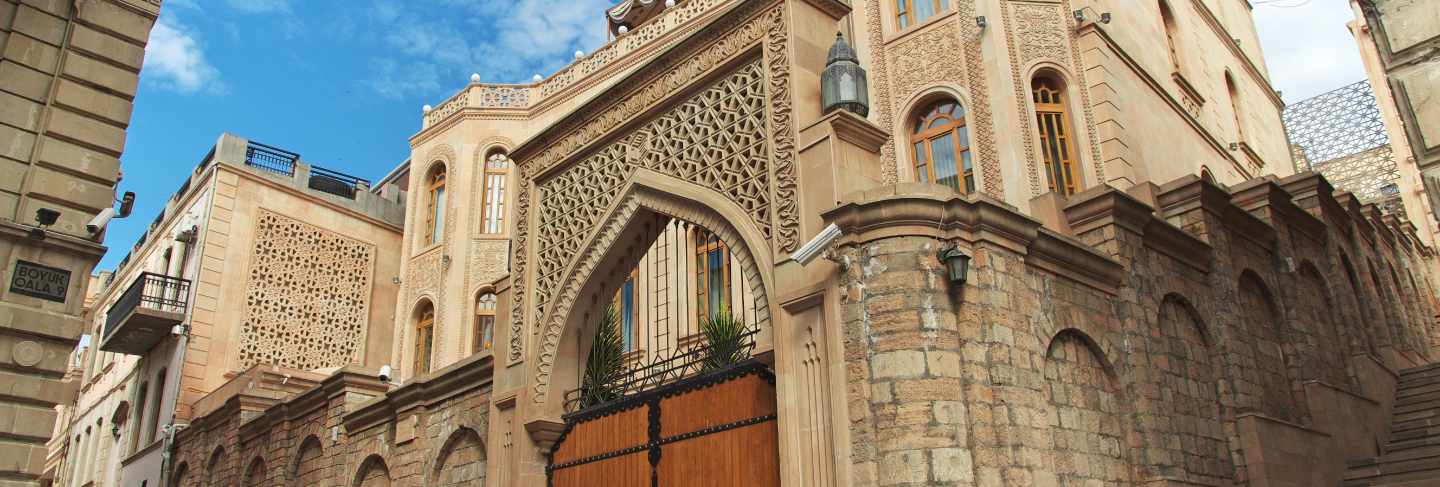 The building in baku city, azerbaijan