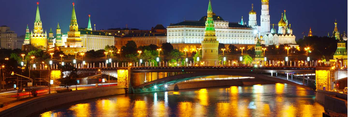 Moscow kremlin in summer night