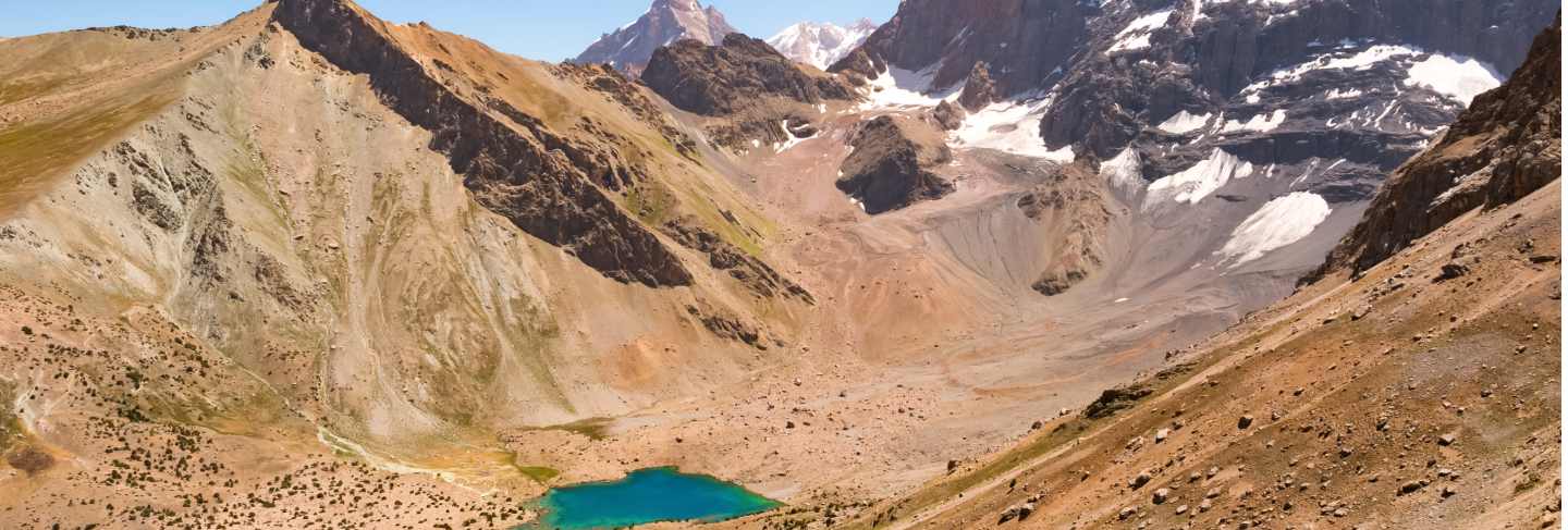 Landscape with kulikalon lakes in fann mountains