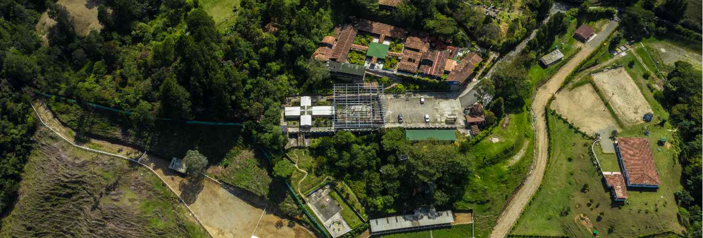La catedral: inside the luxurious prison colombia allowed pablo escobar to make for himself. top view