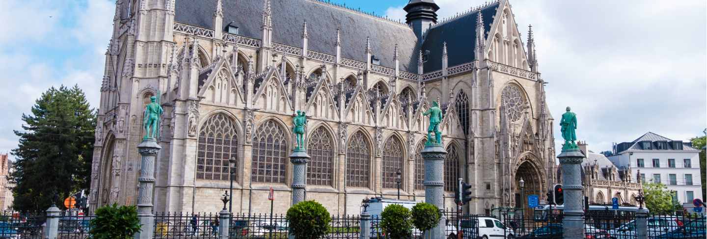 Church of our blessed lady in brussels, belgium