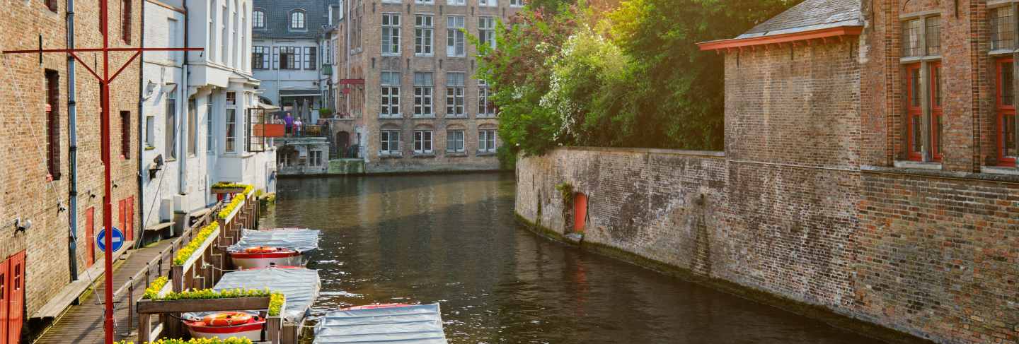 Famous place in bruges, belgium