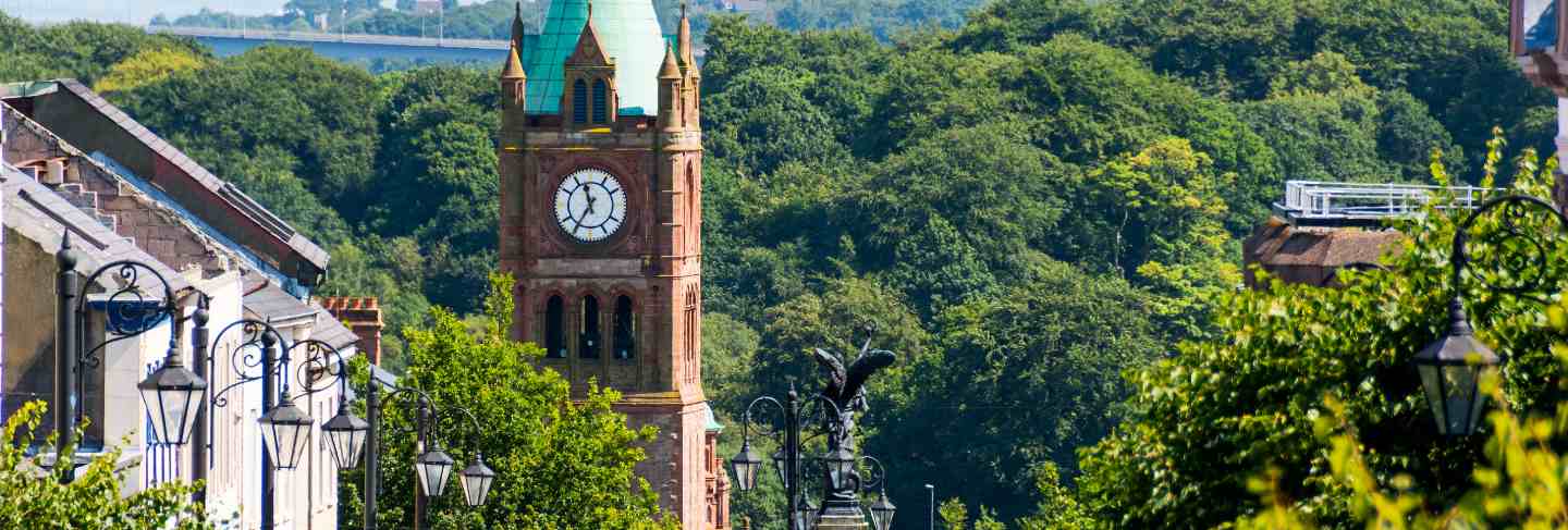 The guildhall in derry, northern ireland