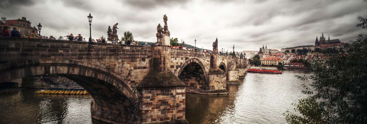 Charles bridge in prague