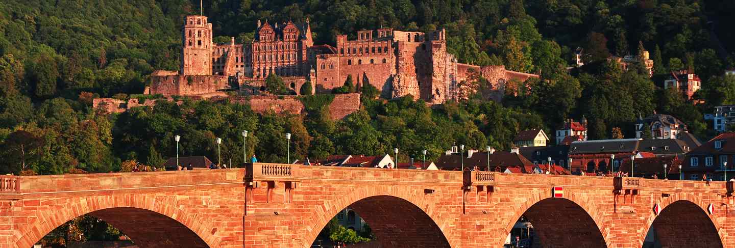 The old bridge in heidelberg, germany