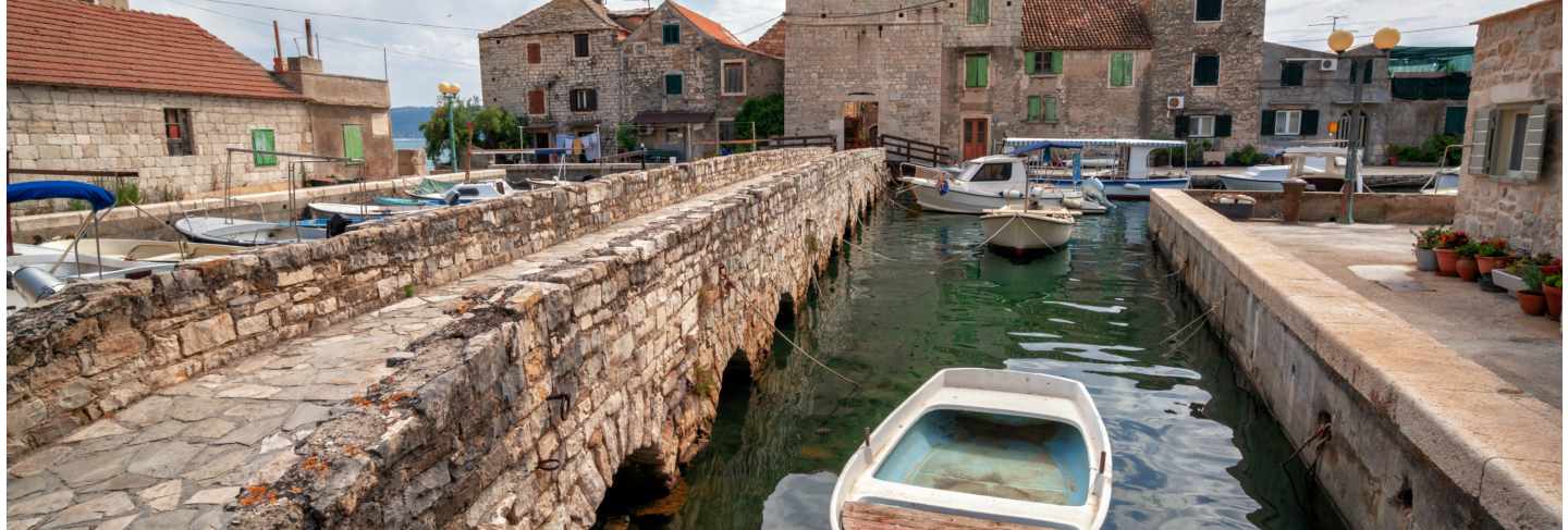 Kastel gomilica settlement of kastela in croatia