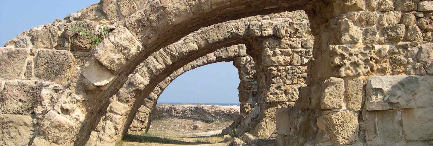 Roman ruins at salamis, north cyprus