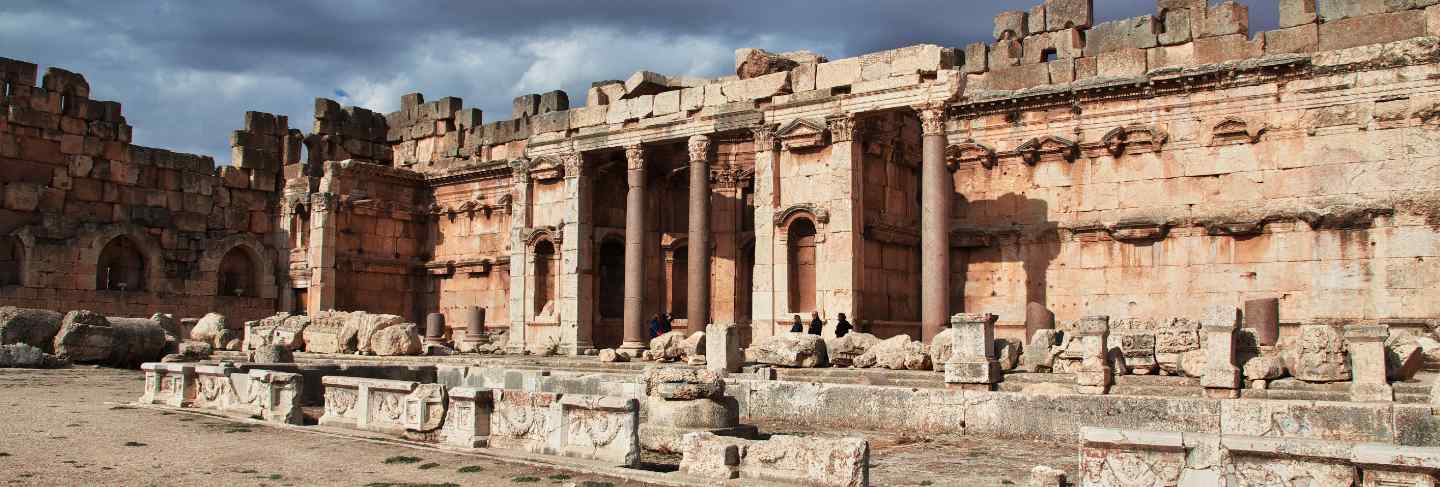 Ancient ruins of baalbek, lebanon