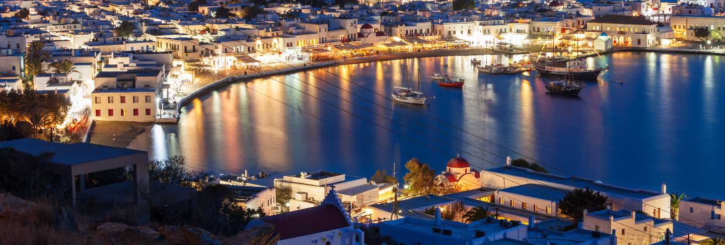 Mykonos island in greece
