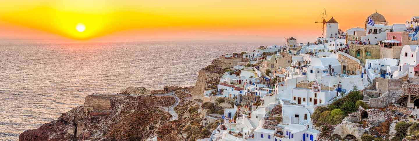 Oia town , santorini island, greece