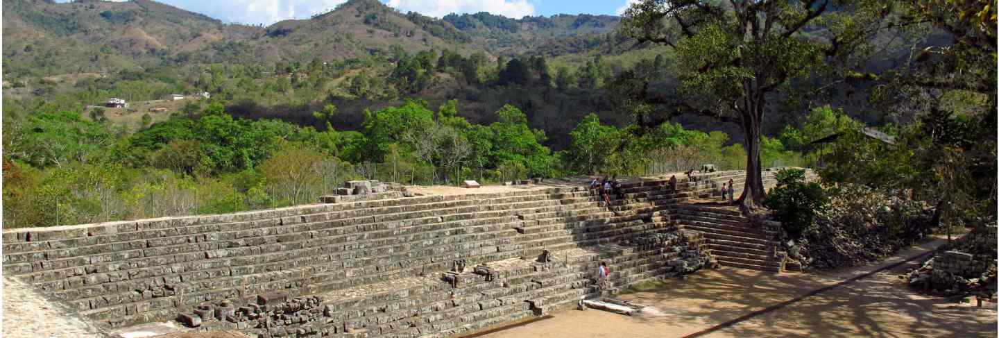 Ancient ruins in copan, honduras