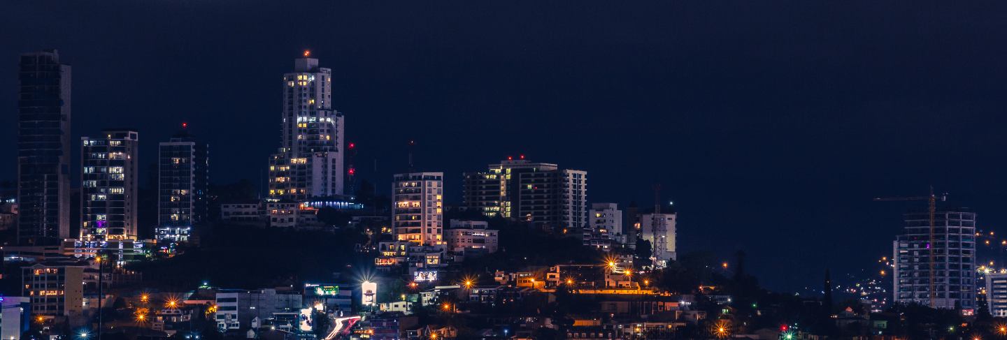 City lights of tegucigalpa