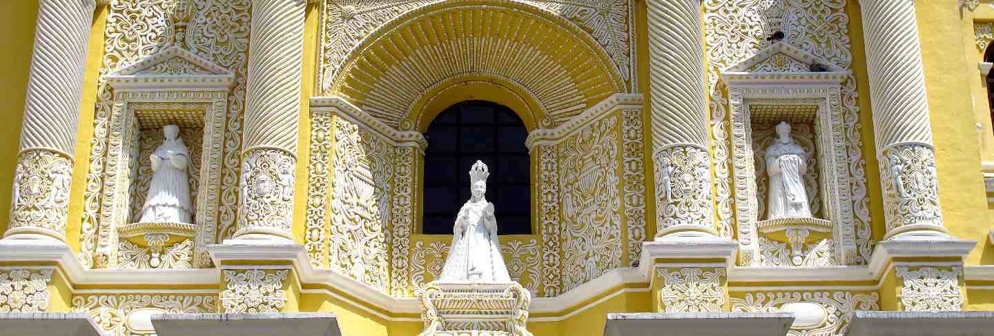 The church in antigua, guatemala