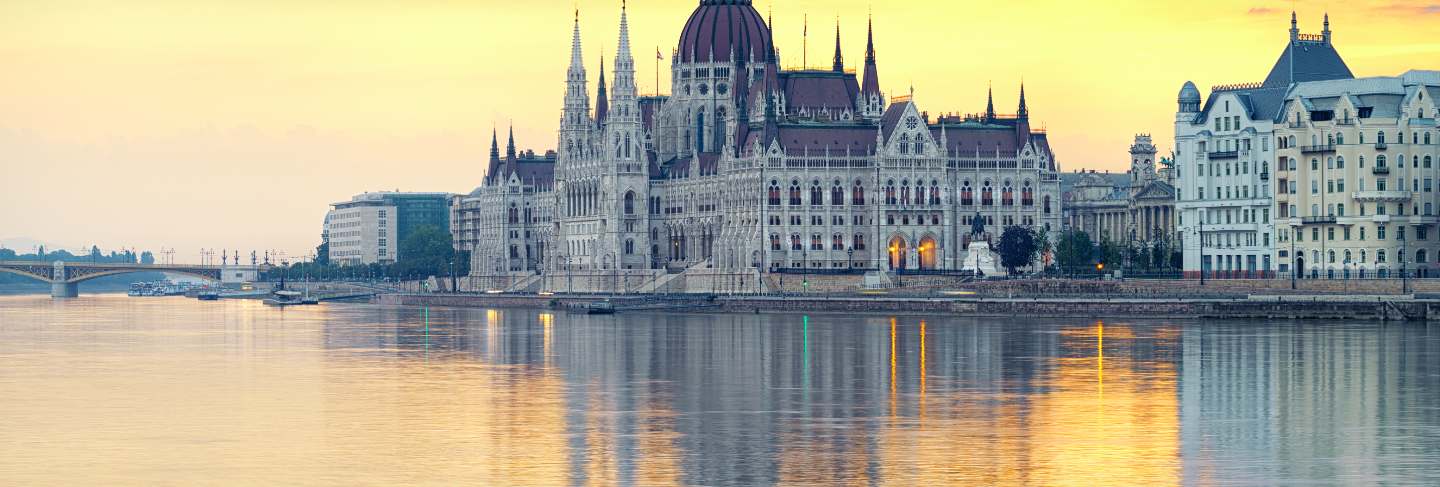 Parliament building in budapest, hungary