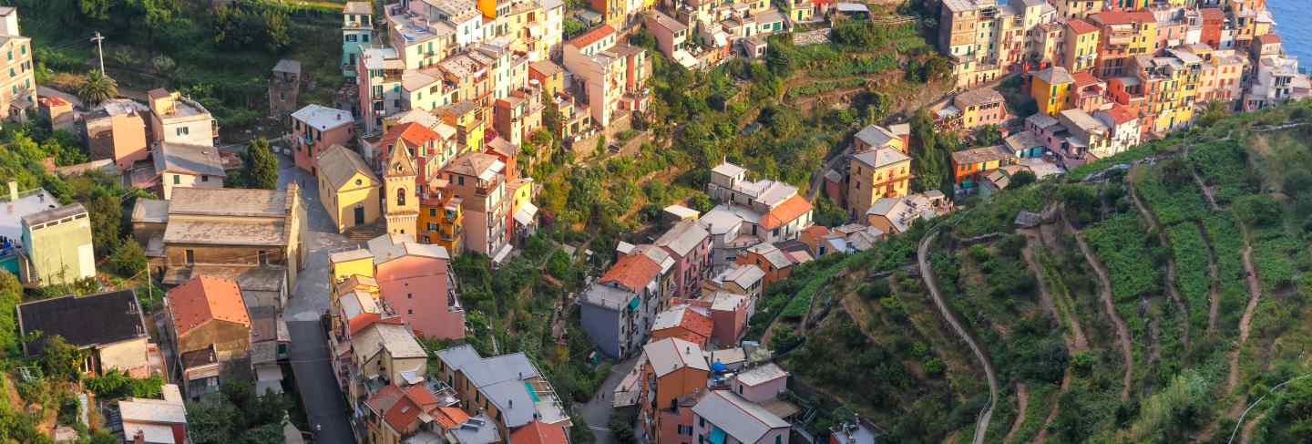 Panorama of manarola, cinque terre, liguria, italy