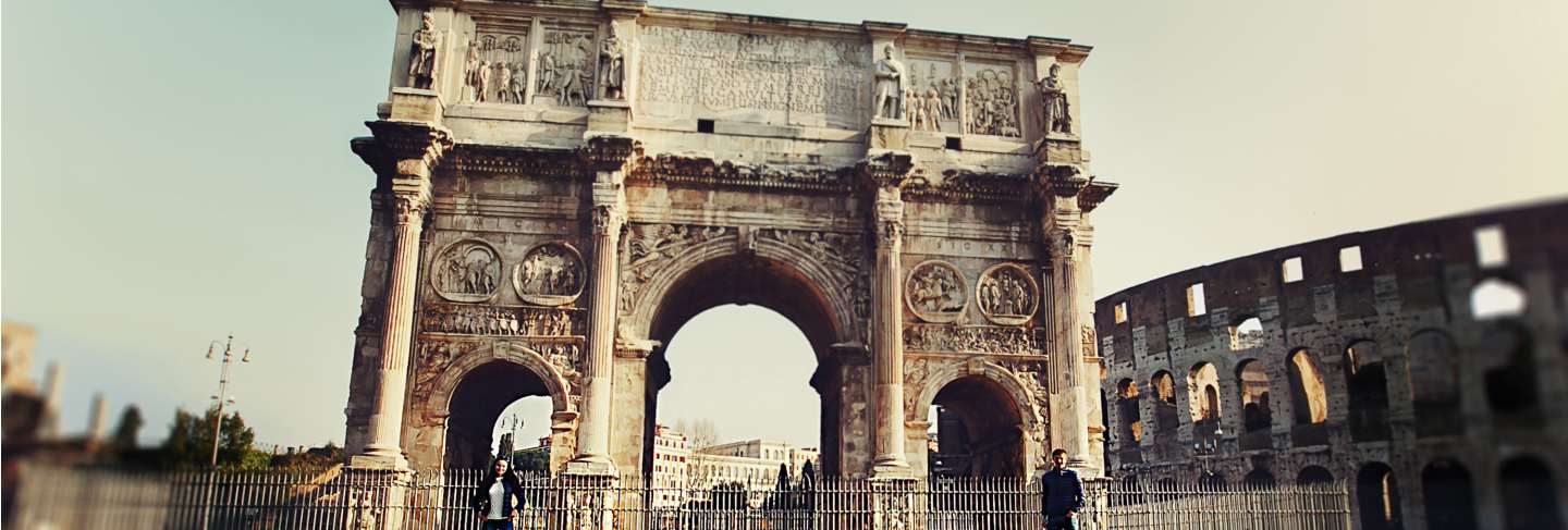 Fashion ruins triumphal italian happiness