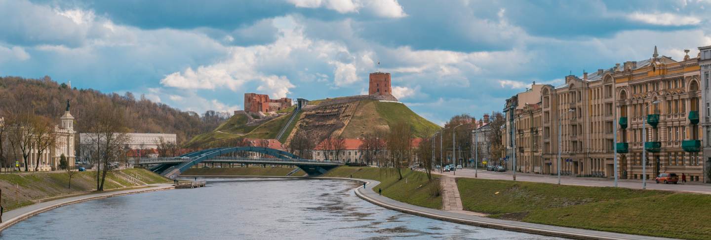 Tower of gediminas in vilnius, lithuania