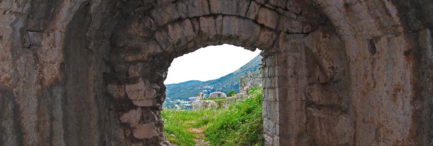Shkodra castle in albania, balkan