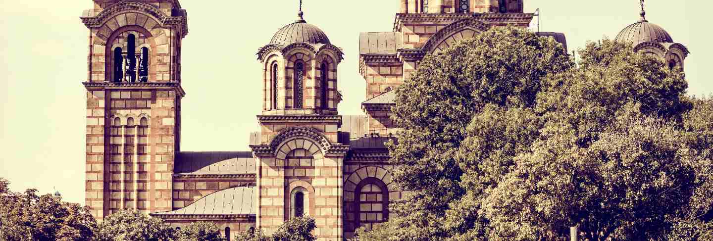 St. mark's church. belgrade, serbia
