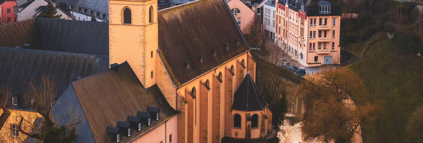 Wonderful view over the old city of luxembourg