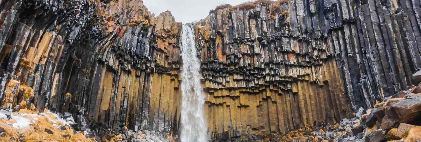 Cascade landmark blue water mountain