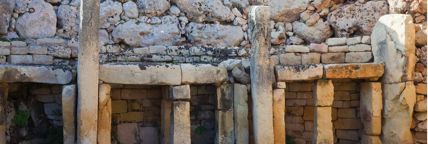 Ggantija neolithic temples (3600 b.c.) Free Photo