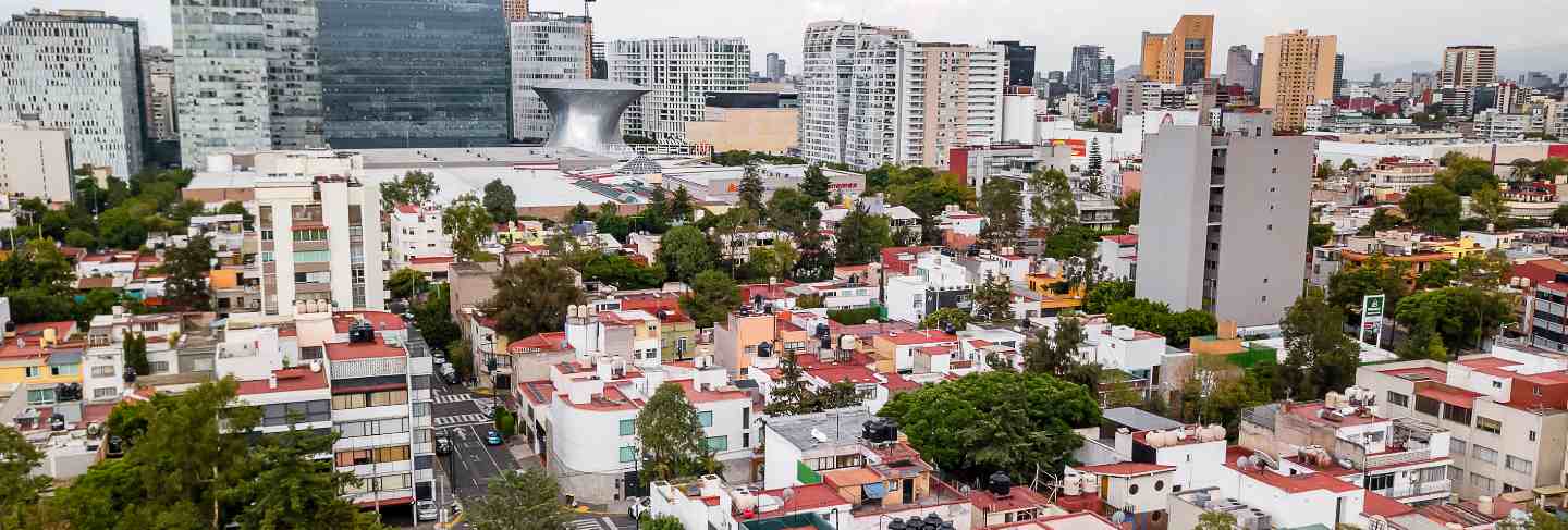 Mexico city panoramic view - polanco