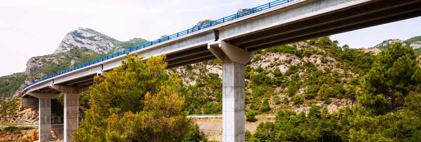 Bridges in the mountains. Catalonia