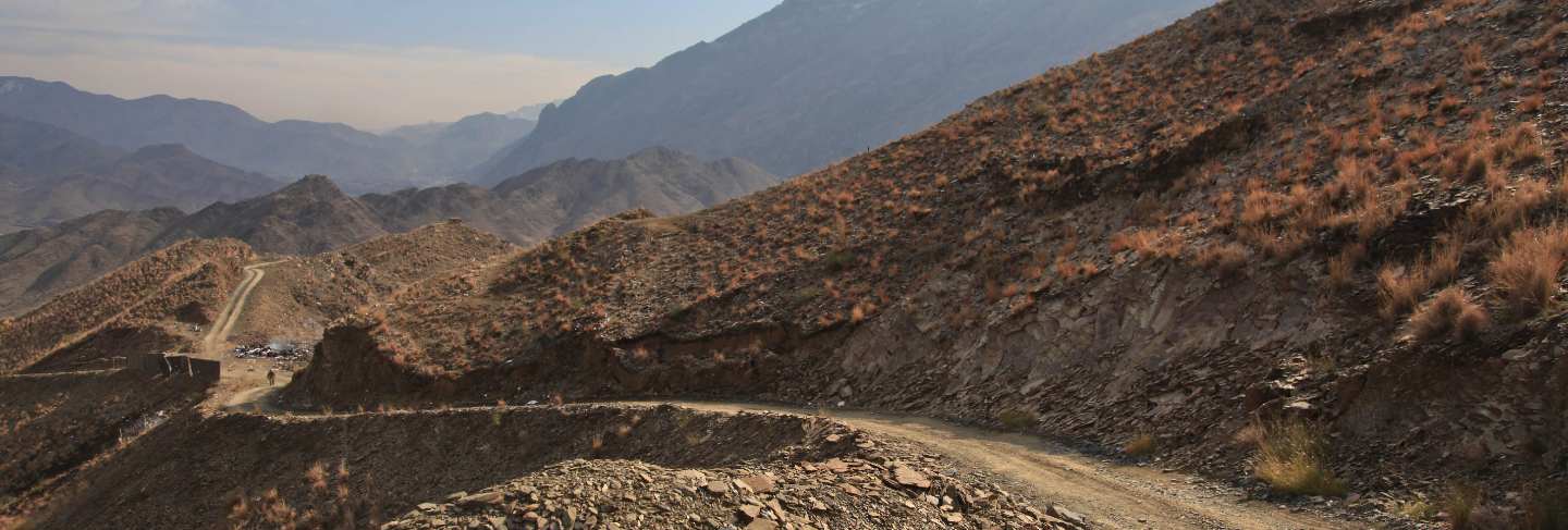 Mountains remote hills afghanistan road rocks