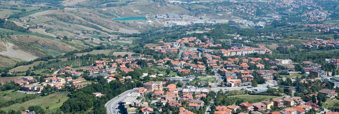Panorama of republic of san marino