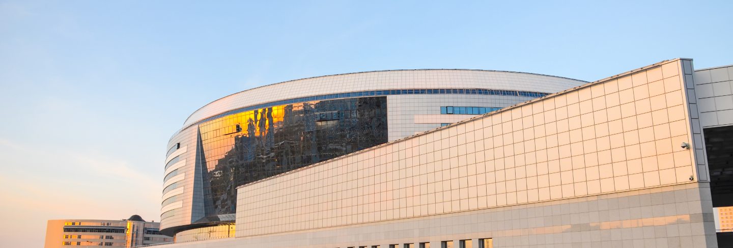 Minsk-arena sports complex for competitions.