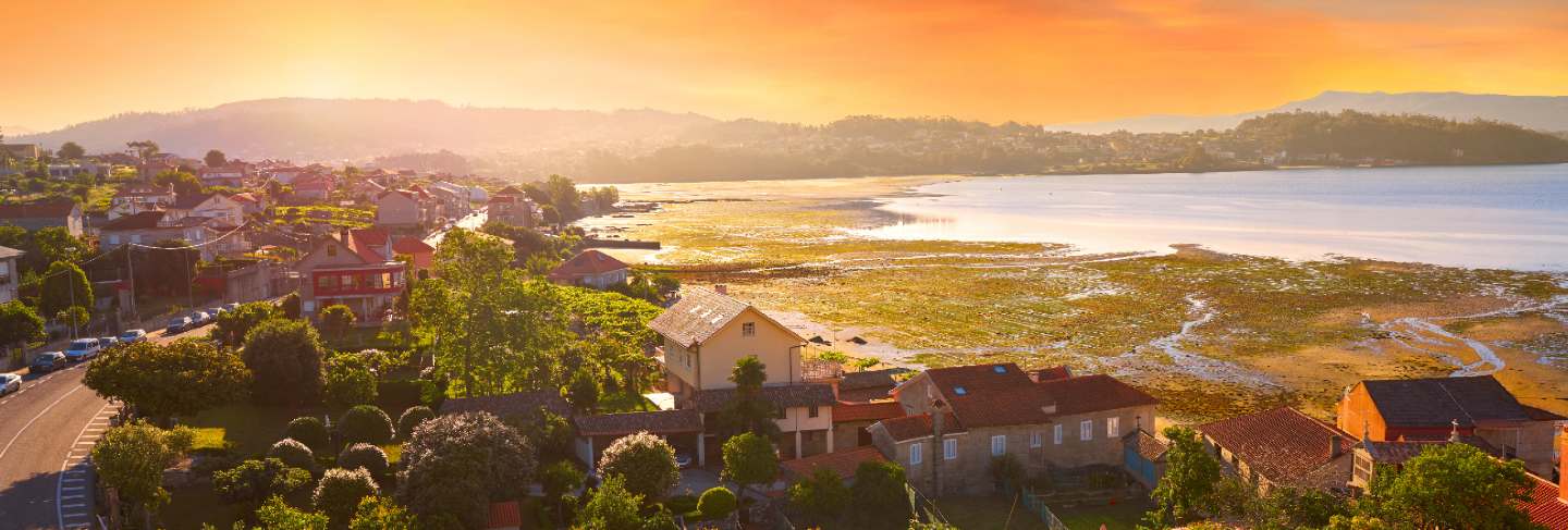 Combarro village in pontevedra at galicia spain