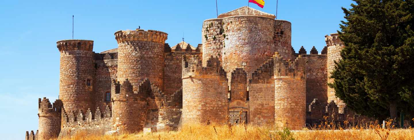 Mudejar castle in belmonte