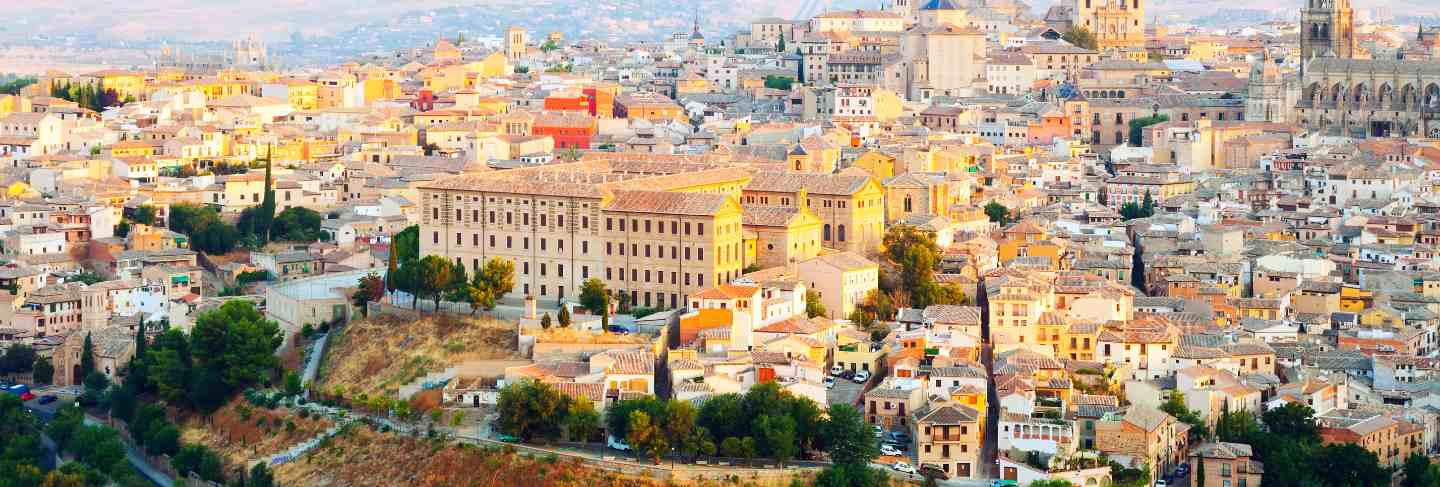 Picturesque dawn view of toledo