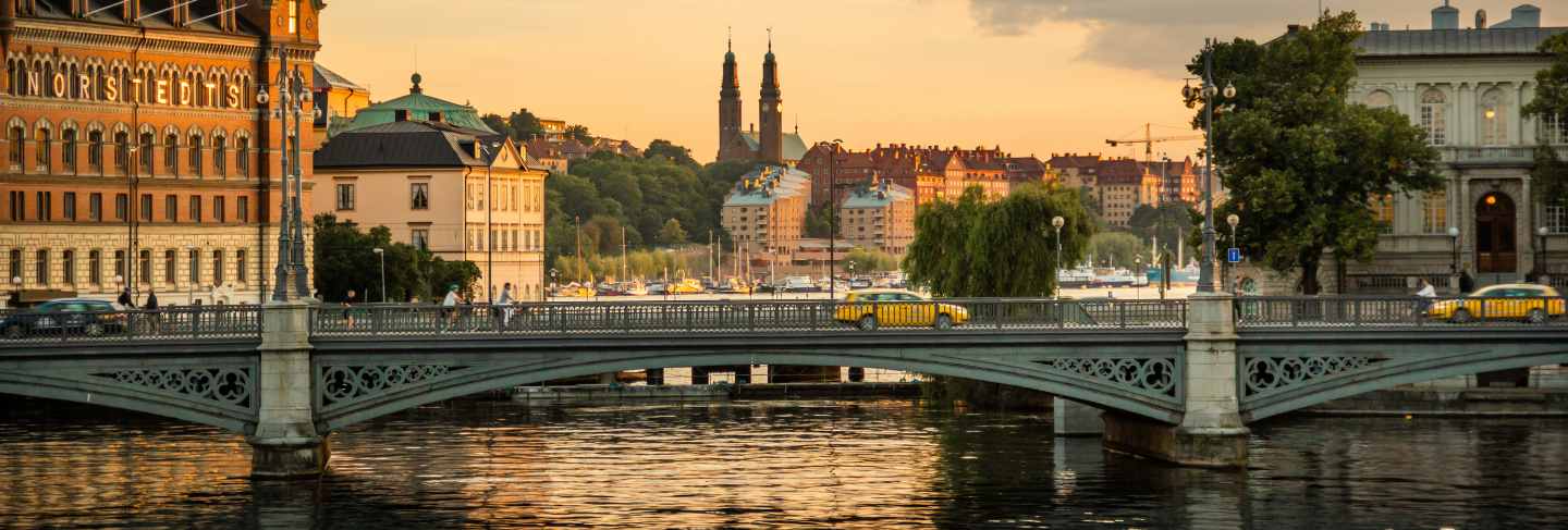Old stockholm cityscape