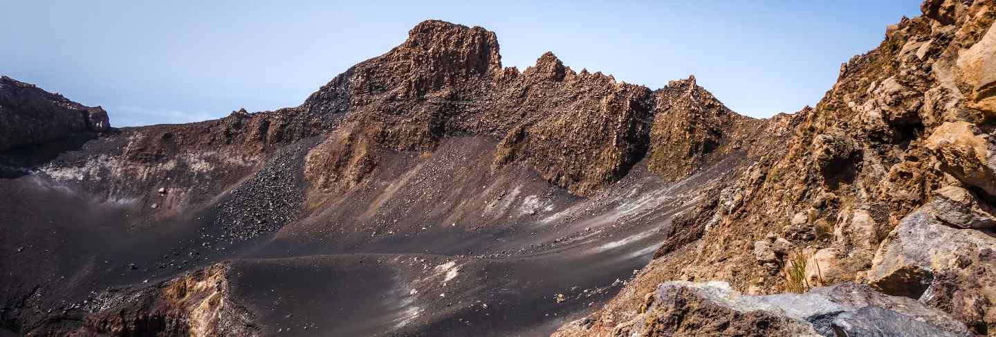 Pico do fogo crater, cha das caldeiras, cape verde