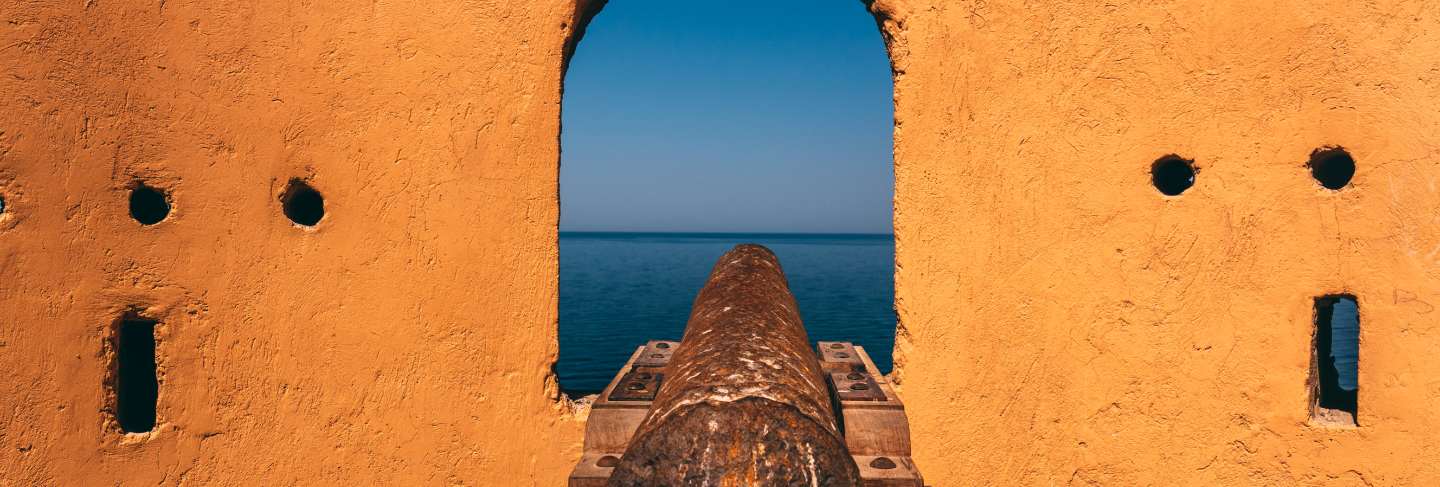 Little defense tower in muscat