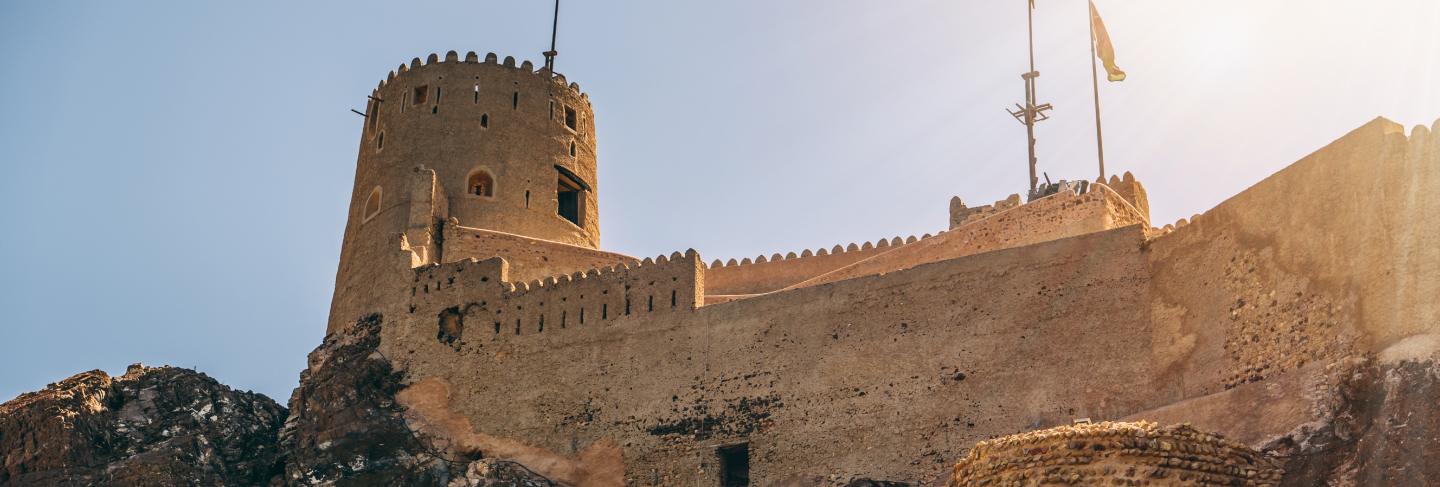 Fortress in muscat, oman