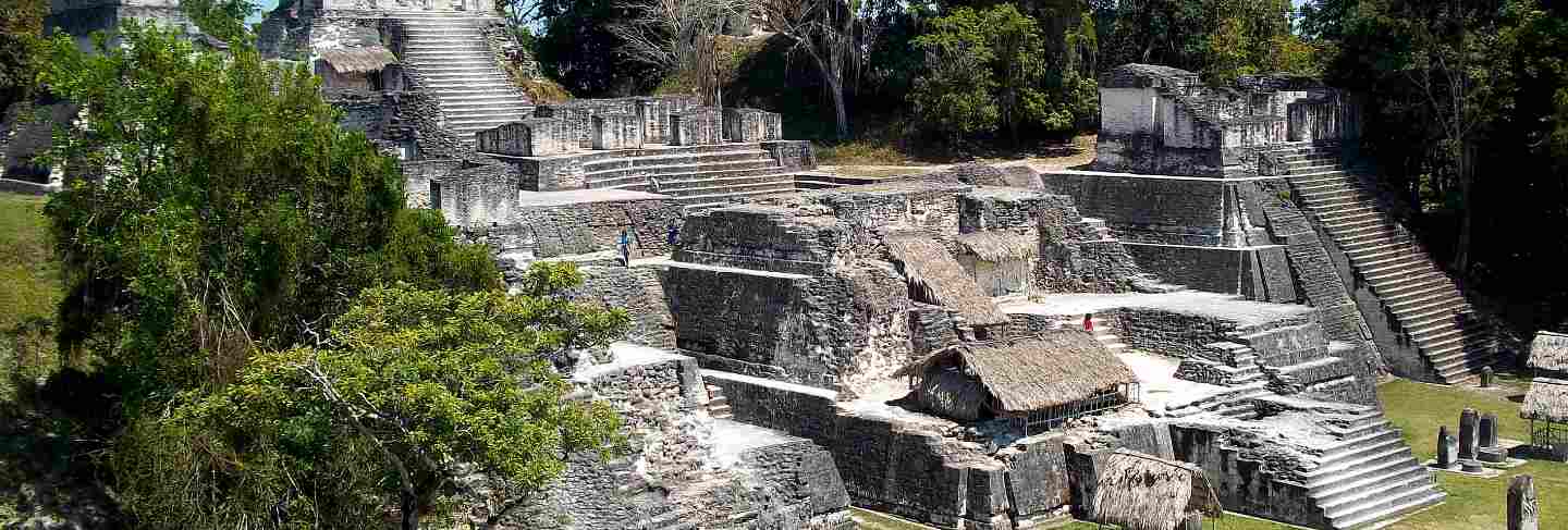 Ancient ruins in tikal, guatemala